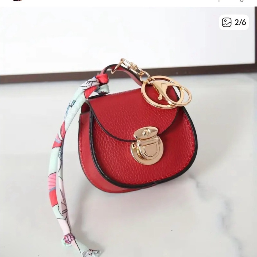 Elegant Mini Bag charm keychain